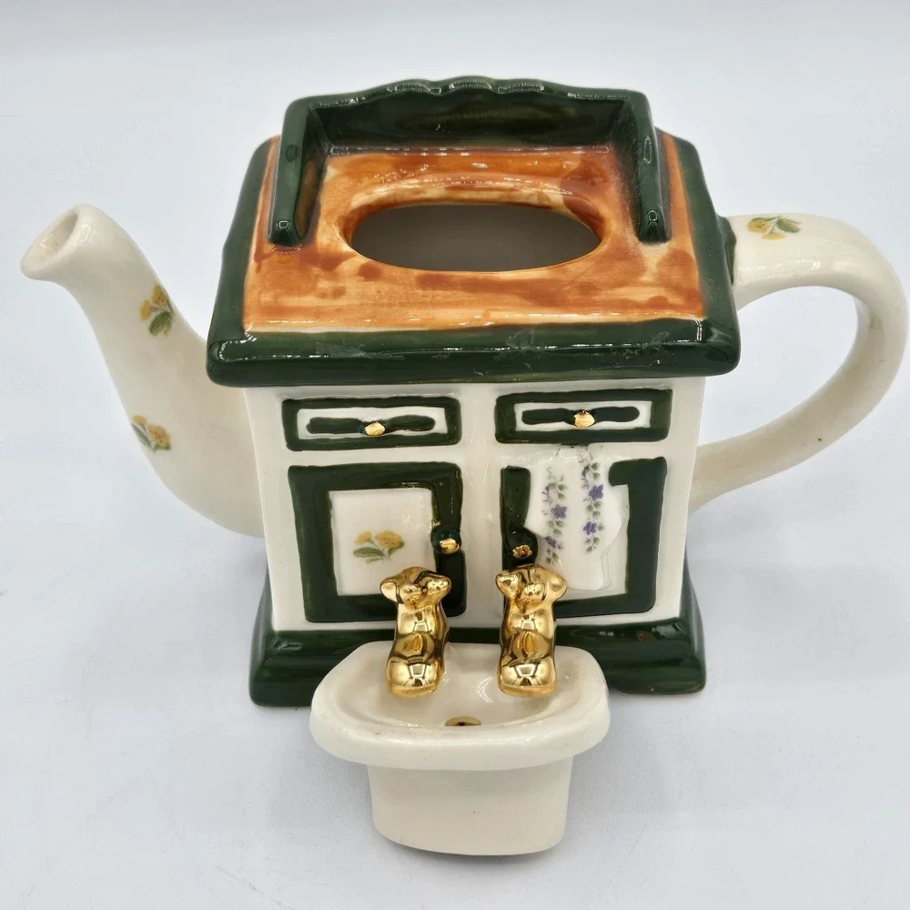 Tony Carter Mini Teapot Wash Basin Made‎ In England Vintage Collectible